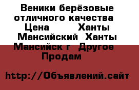 Веники берёзовые отличного качества › Цена ­ 75 - Ханты-Мансийский, Ханты-Мансийск г. Другое » Продам   